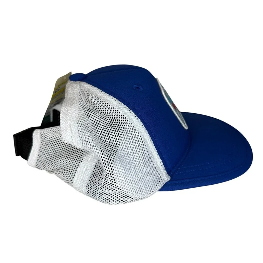 Speedo Trucker Hat Kids One Size Splashing Blue, Floating And Adjustable‎ NWT
